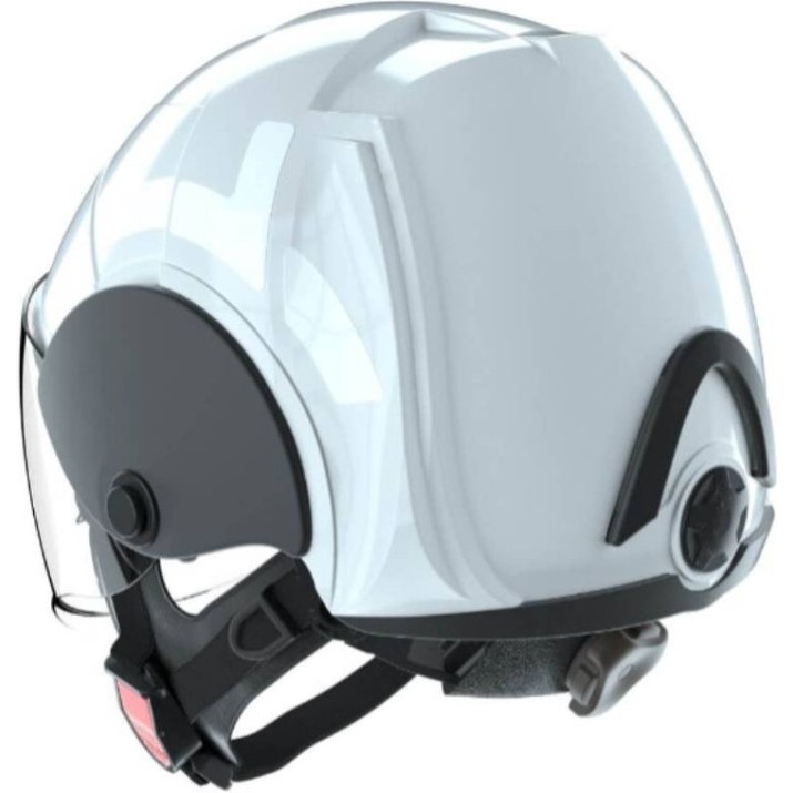 Cască de protecție Pab Akrapovic Fire Compact White 121001121