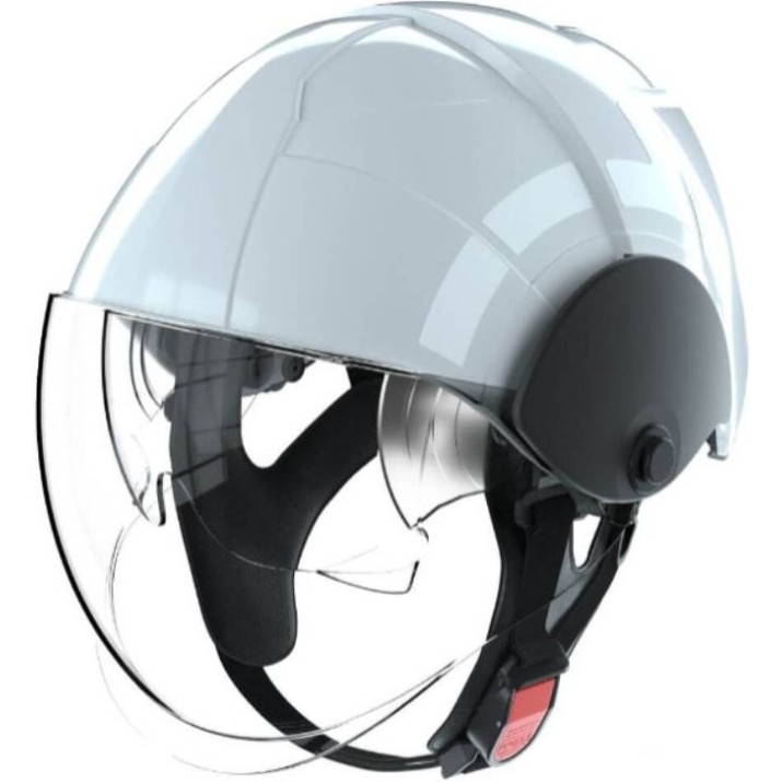 Cască de protecție Pab Akrapovic Fire Compact White 121001121