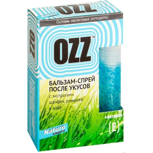 Спрей после укусов насекомых OZZ Nature 6ml (020902)