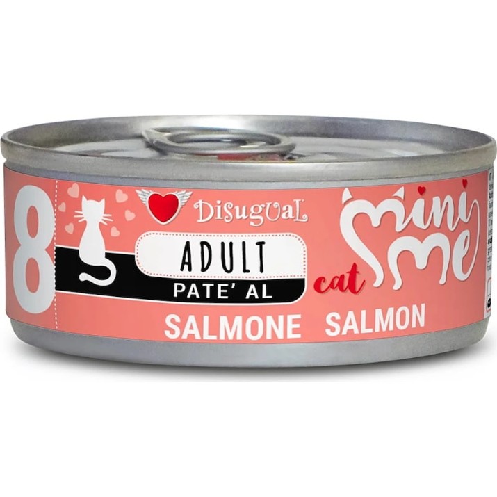 Влажный корм для кошек Disugual Mini Me N8 Adult Salmon 12x85g