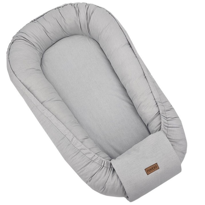 Гнездо для малыша Feedo Feedo Light Grey Binding 90x60cm (209214)
