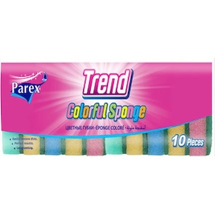 Губки для уборки Parex Colored 10pcs