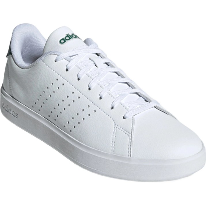 Кеды мужские Adidas Advantage 2.0 Cloud White/Core Black/Collegiate Green, s.40.5