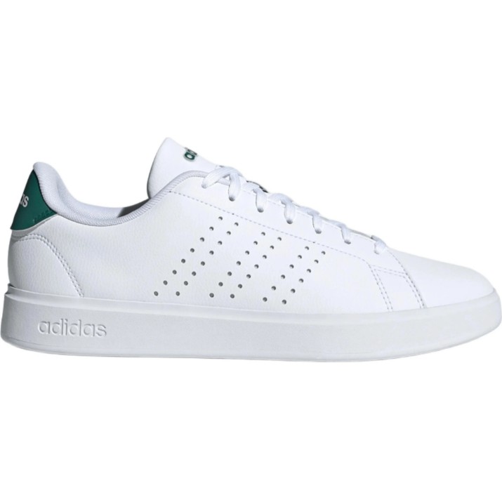 Ghete pentru bărbați Adidas Advantage 2.0 Cloud White/Core Black/Collegiate Green, s.41.5