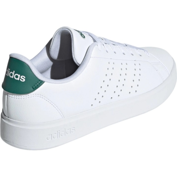 Ghete pentru bărbați Adidas Advantage 2.0 Cloud White/Core Black/Collegiate Green, s.41.5