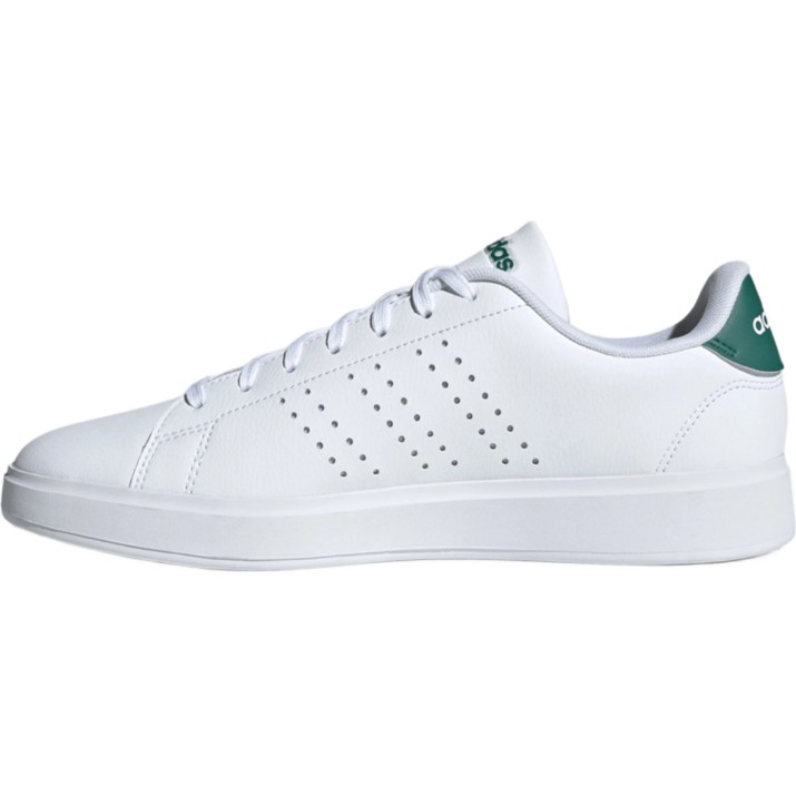 Ghete pentru bărbați Adidas Advantage 2.0 Cloud White/Core Black/Collegiate Green, s.42.5
