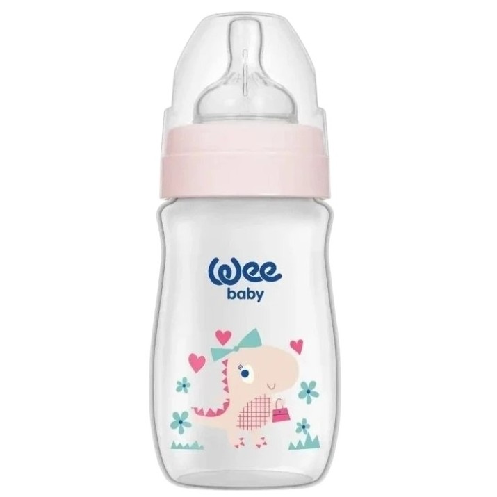 Набор бутылочек для кормления Wee Baby Little Dinosaurs Series Pink