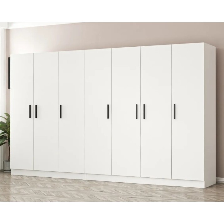 Шкаф Trendy Kale 3809 White 315x210x52cm GTR004297