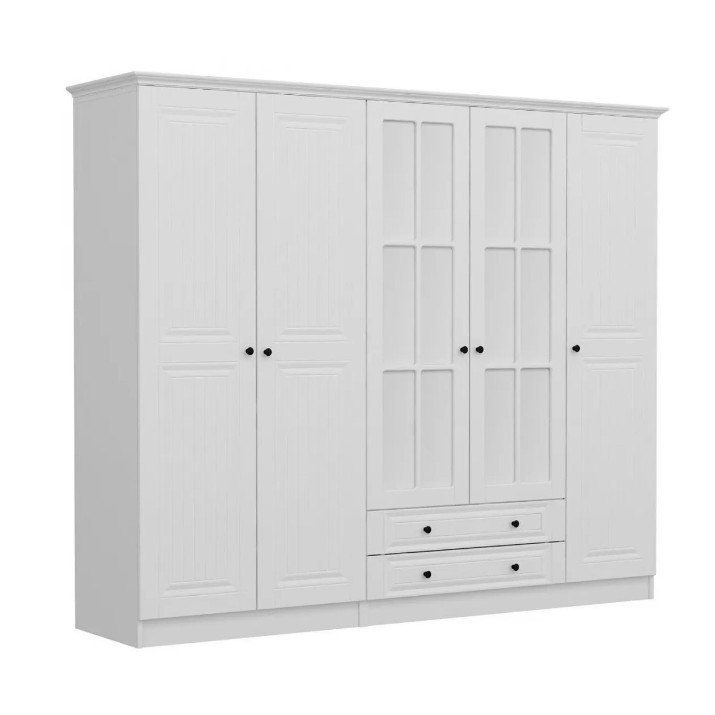 Шкаф Trendy Kale 4782 White 225x210x52cm GTR004387