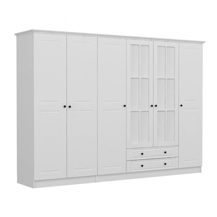 Шкаф Trendy Kale 4783 White 270x210x52cm GTR004388