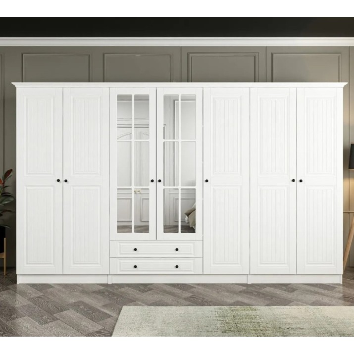 Шкаф Trendy Kale 4785 White 315x210x52cm GTR004389