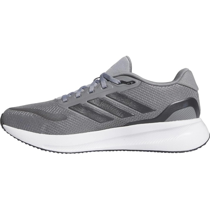 Кроссовки мужские Adidas Runfalcon 5 Wide Grey Three/Carbon/Cloud White, s.40.5