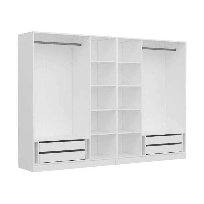 Гардероб Trendy Kale 4930 White 270x190x52cm GTR004392