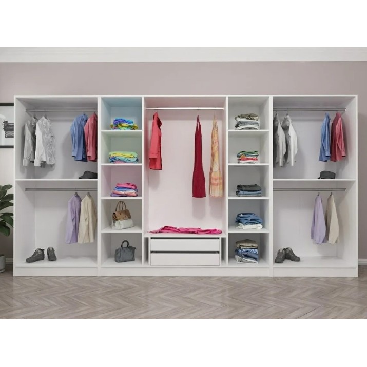 Garderoba Trendy Kale 4933 White 360x190x52cm GTR004395