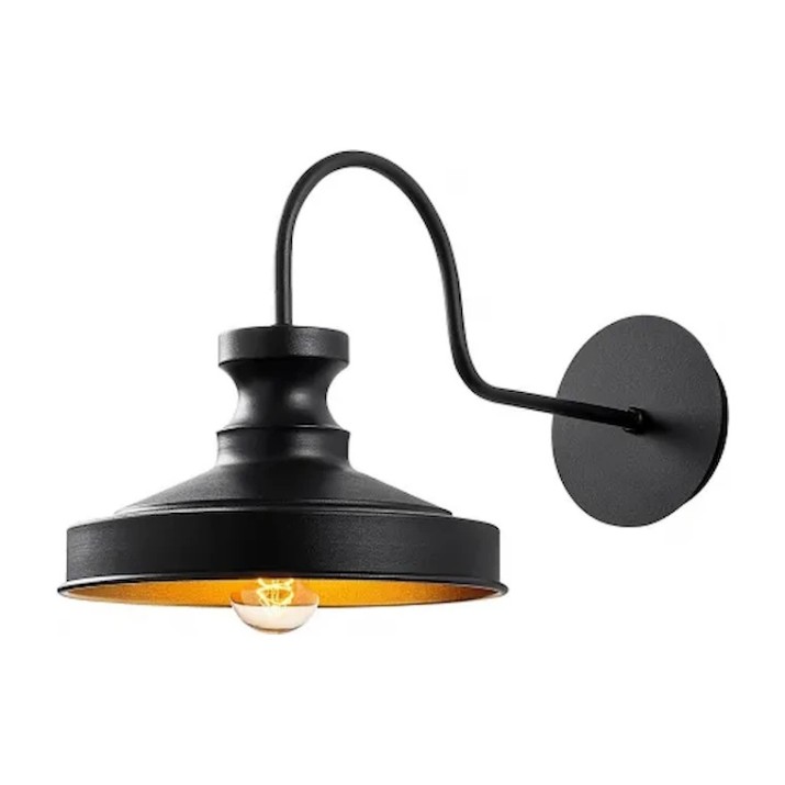 Candelabru de perete Trendy Berceste 182NEGRA-A Black 42x23x22cm GTR002333