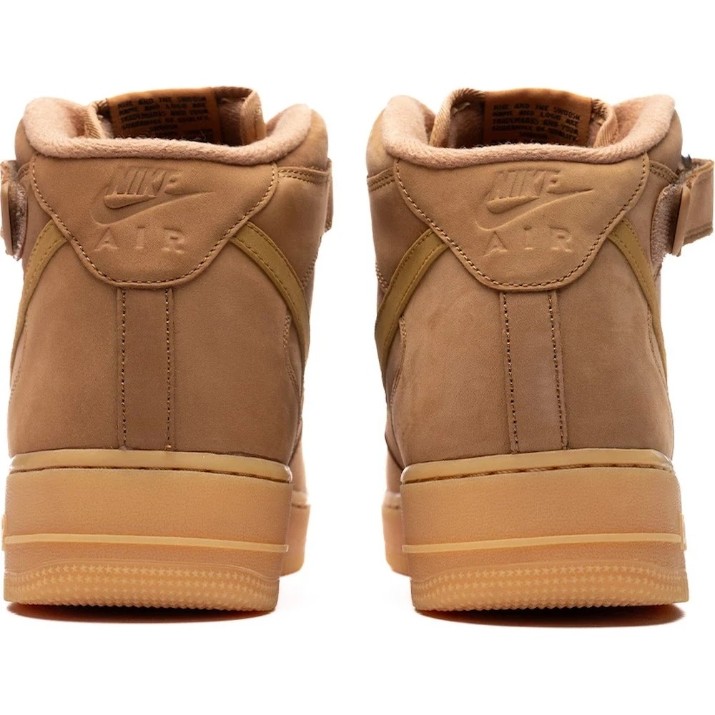 Кеды мужские Nike Air Force 1 07 Wb Flax/Gum Light Brown/Black/Wheat, s.45