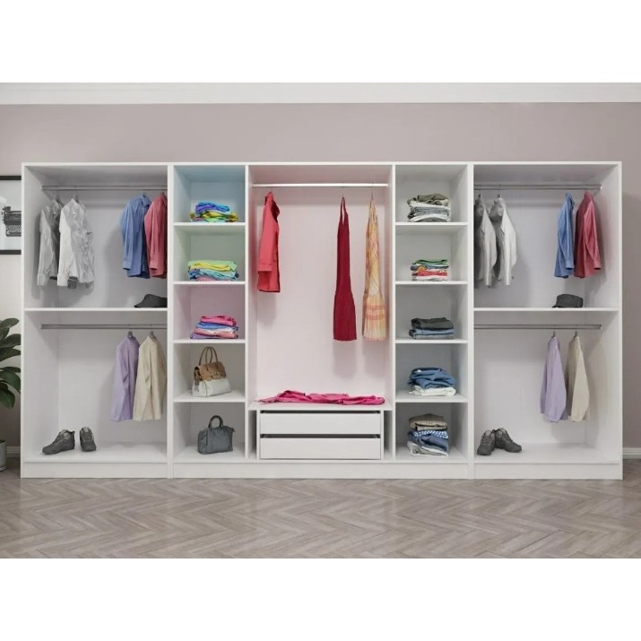 Гардероб Trendy Kale 5037 White 360x210x52cm GTR004456