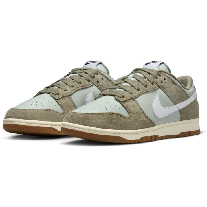 Кеды мужские Nike Dunk Low Retro Se Light Silver/White/Light Army/Sail, s.45.5