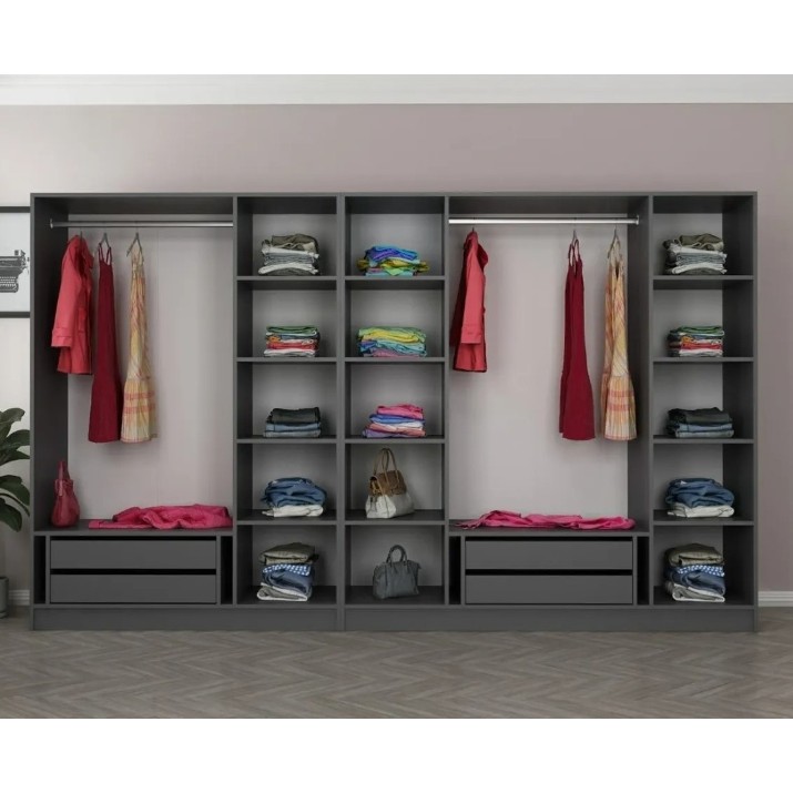 Dulap Trendy Kale 5083 Anthracit 315x210x52cm GTR004484