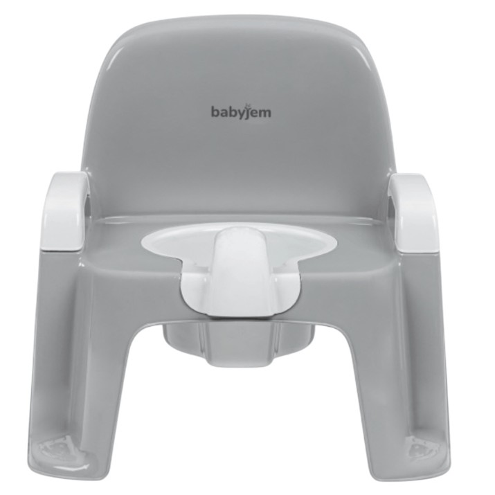 Детский горшок BabyJem Soft Grey (8681049220042)