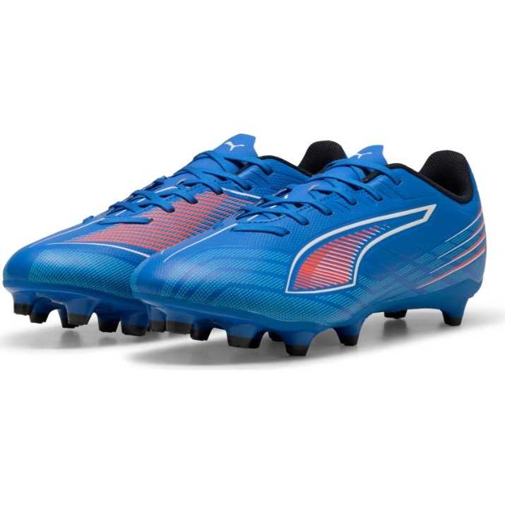 Ghete pentru fotbal Puma Ultra 6 Play Fg/Ag Ultra Blue/Puma White/Glowing Red, s.39