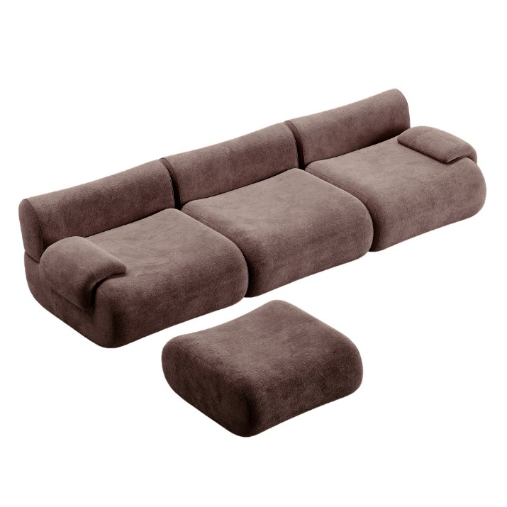 Бескаркасный диван Synonym Myra Flex Cappuccino S010DBA