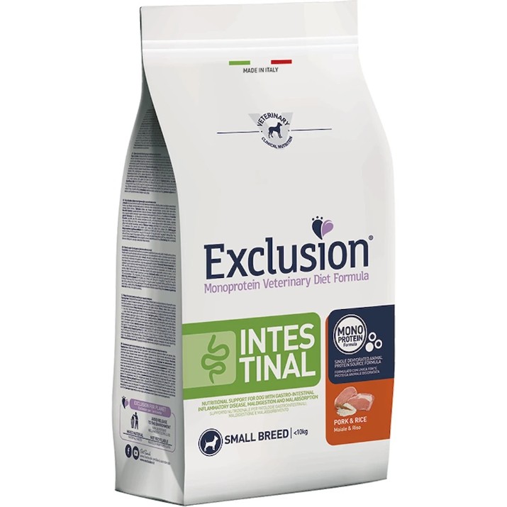 Сухой корм для собак Exclusion Diet Intestinal Pork&Rice Small Breed 2kg 