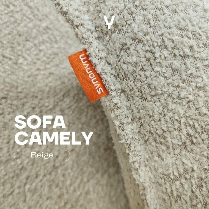 Бескаркасный угловой диван Synonym Sofa Camely Beige S030