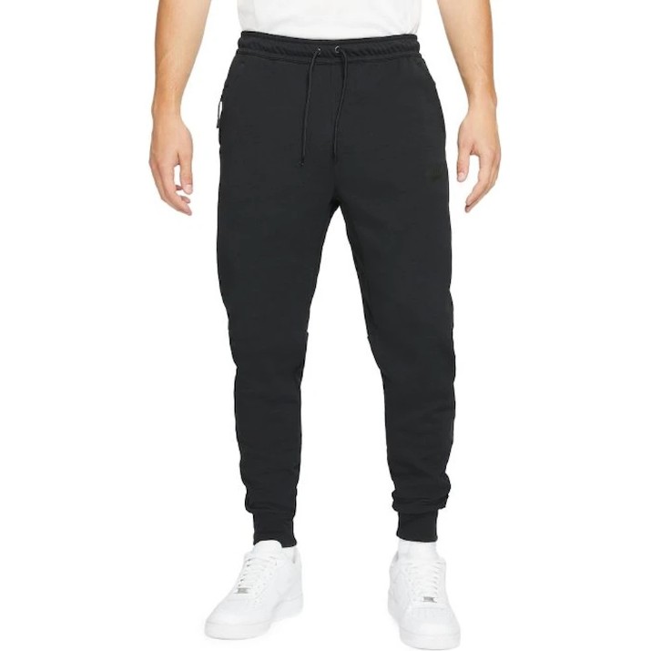 Pantaloni spotivi pentru bărbați Nike M Nsw Te Flc Triple Black, s.S