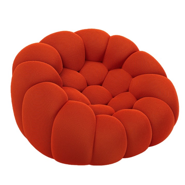 Fotoliu fara rama Synonym Puffa Orange S021
