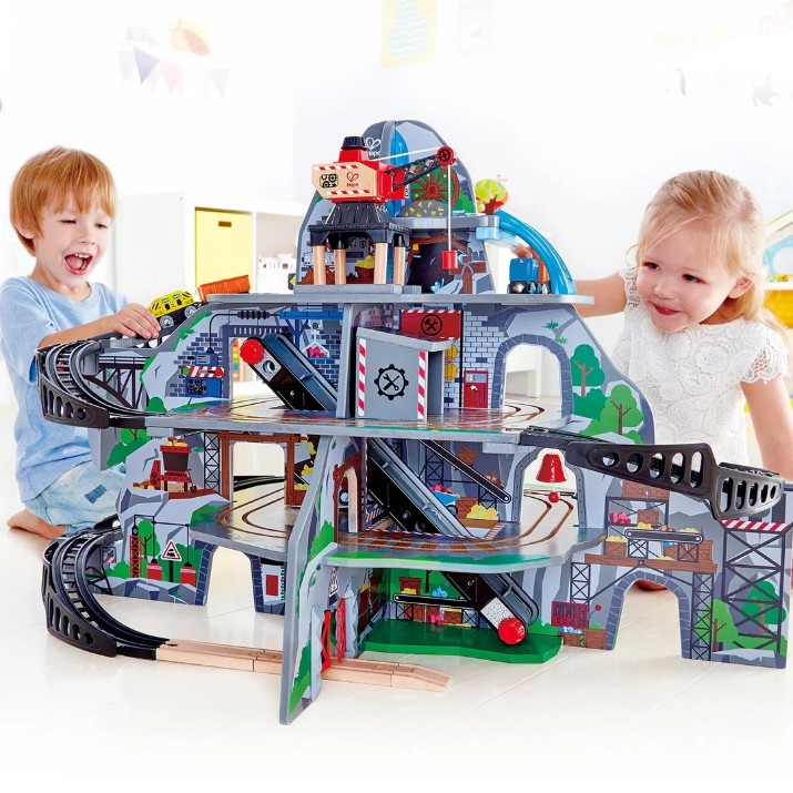 Детская игровая дорога Hape Mighty Mountain Mine (6943478018259)