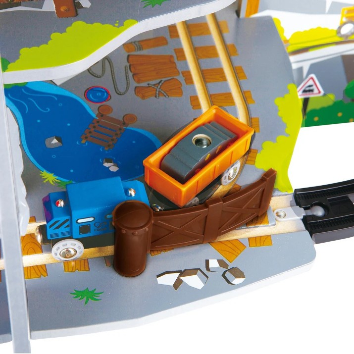 Детская игровая дорога Hape Mighty Mountain Mine (6943478018259)