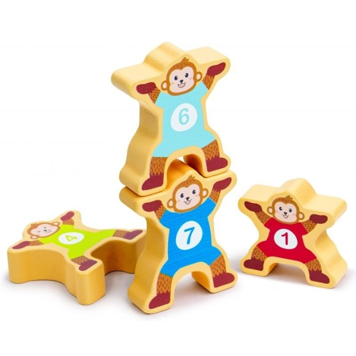 Trenulet Hape Monkey Number Train (6943478040298)