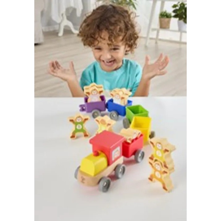 Trenulet Hape Monkey Number Train (6943478040298)