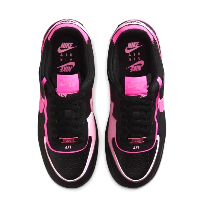 Кеды женские Nike W Air Force Shadow Black/Pink Spell/Pink Blast, s.36