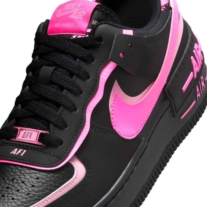 Кеды женские Nike W Air Force Shadow Black/Pink Spell/Pink Blast, s.37.5