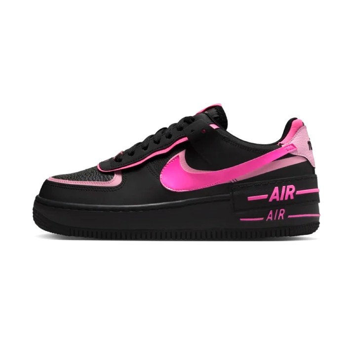 Кеды женские Nike W Air Force Shadow Black/Pink Spell/Pink Blast, s.38.5