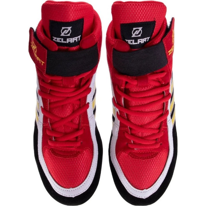 Ghete lupte Zelart s.33 Red/Black (OB-4858-BR)
