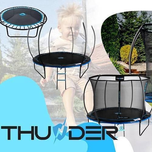 Батут Thunder Ultra 374cm Blue