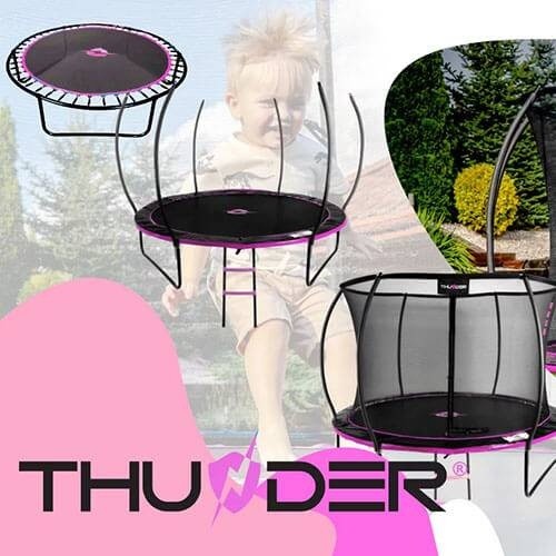 Trambulina Thunder Ultra 374cm Pink