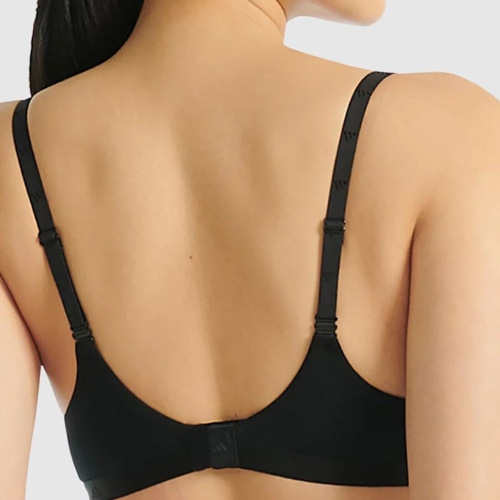 Sutien Adidas Aec - Uw Tshirt Push Up Bra Black, s.36C
