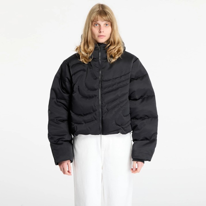 Женская куртка Nike Sportswear Swoosh Therma-Fit Oversized Down Puffer Black, s.L