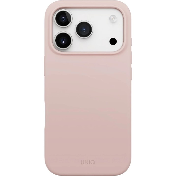 Чехол Uniq Case for iPhone 17 Pro Hybrid Magclick Lino Blush Pink