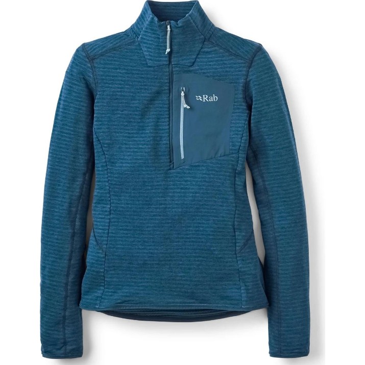 Hanorac damă Rab Ascendor Light Pull-On 08 Tempest Blue 