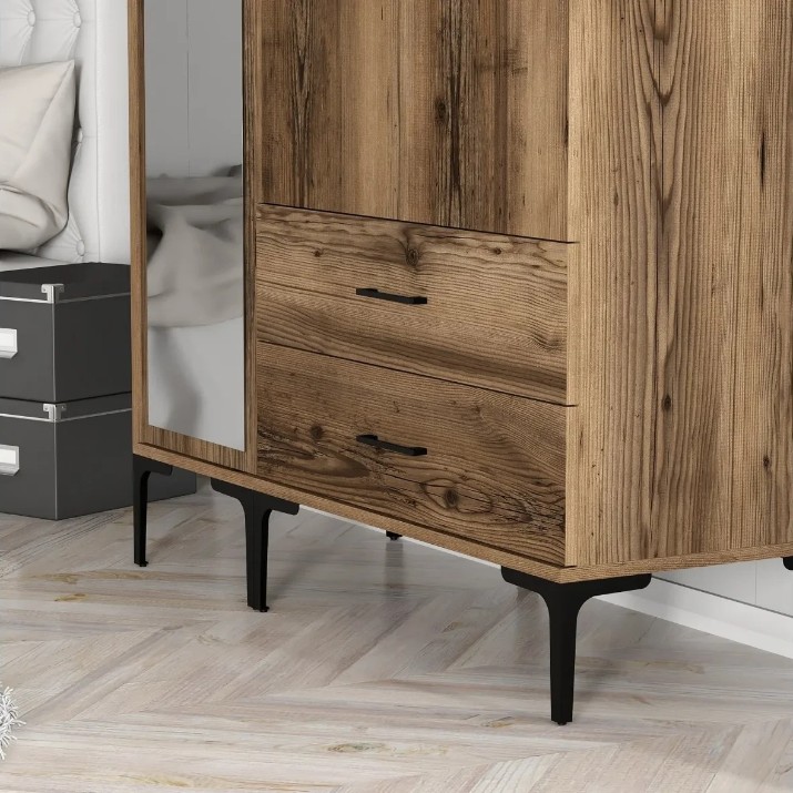 Dulap Trendy Kumsal RT Walnut 201.4x47.5x120cm GTR001768