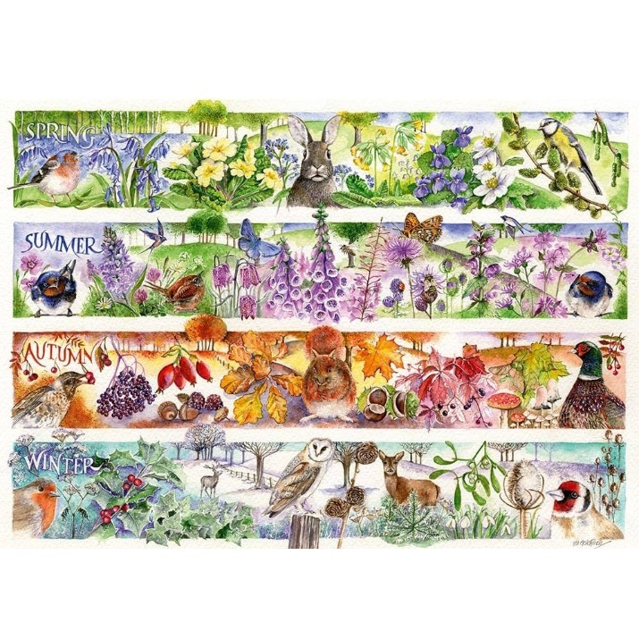 Puzzle Trefl 1000 Tea Time Four Seasons (12078)