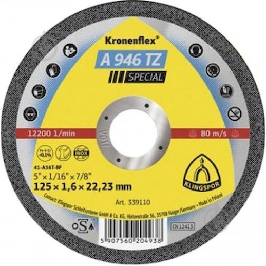 Disc de tăiere Klingspor 339110