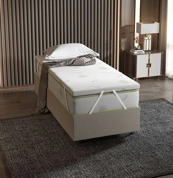 Topper Trendy Aloevera White 110x190cm GTR007603