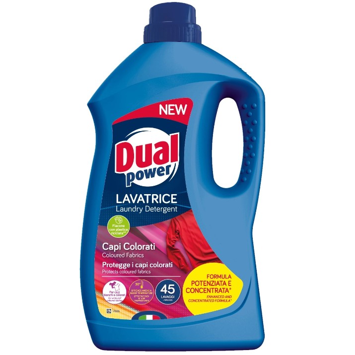 Гель для стирки Dual Power Coloured Fabrics 1.8L  