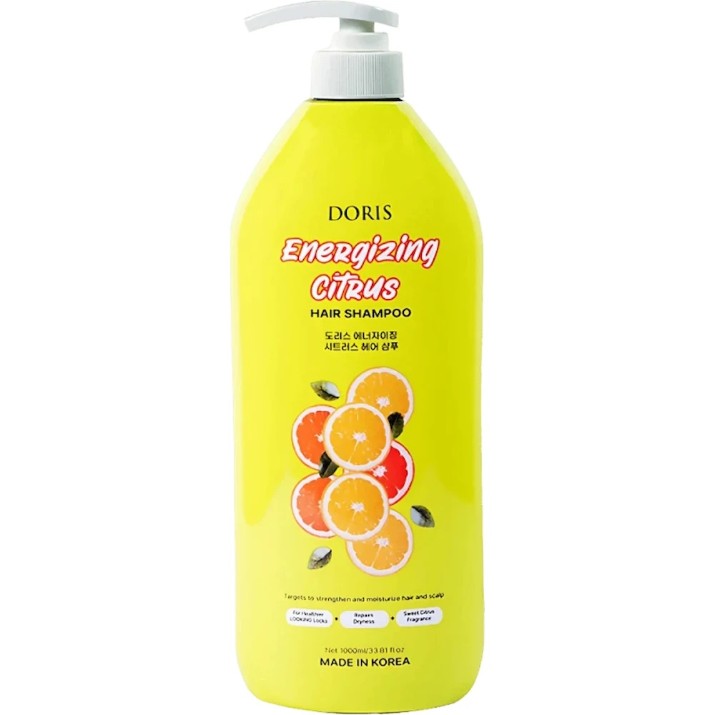 Шампунь для волос Doris Energising Citrus 1000ml 